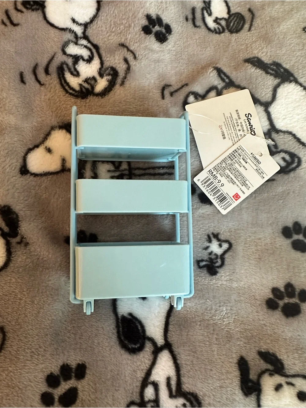 Sanrio Cinnamoroll rolling cart desk organizer - Picture 2 of 6